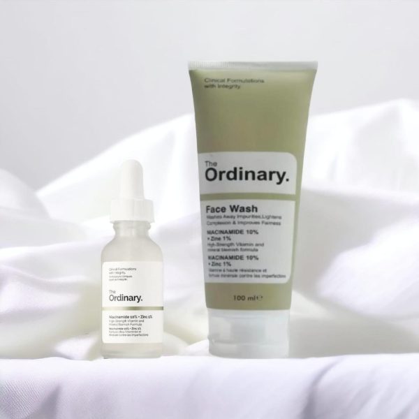 The Ordinary Face Wash Azelaic Acid Suspension 10% & Niacinamide Serum - Elite Chooice
