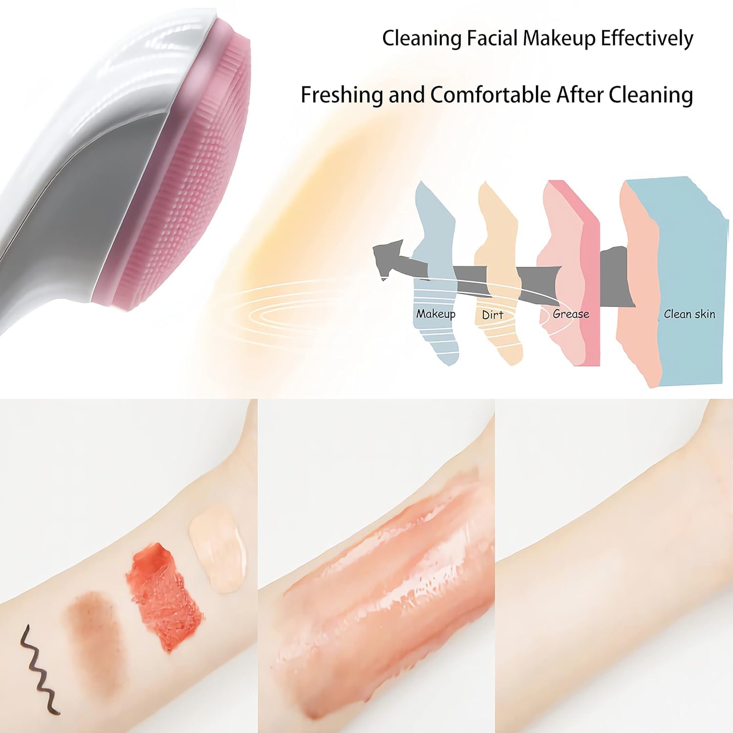 1 Pcs Silicone Face Scrubber Exfoliating Brush - Elite Chooice