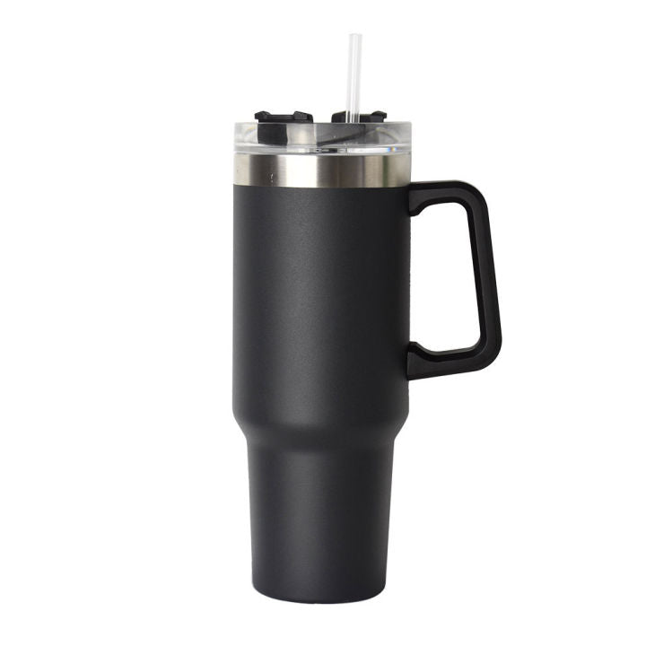 Insulated Tumbler With Handle Straw 40oz Stainless - Elite Chooice