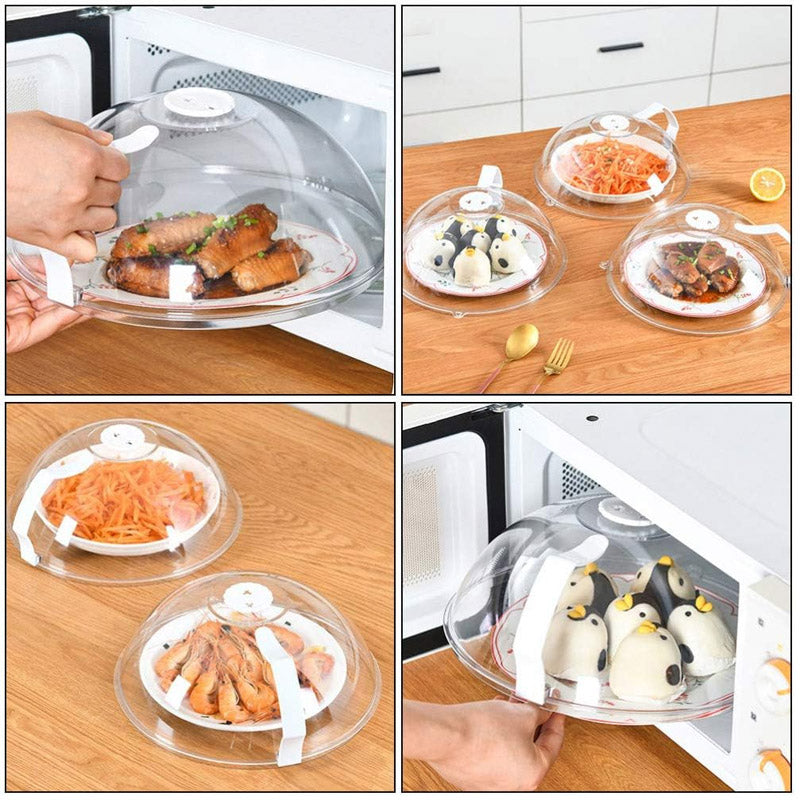 Microwave Splatter Cover With Handle - Elite Chooice