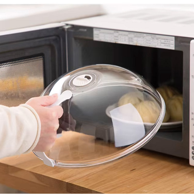 Microwave Splatter Cover With Handle - Elite Chooice