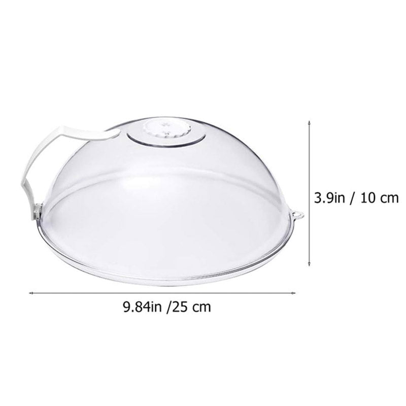 Microwave Splatter Cover With Handle - Elite Chooice