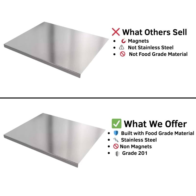 Stainless Steel Cutting Board-Large - Elite Chooice