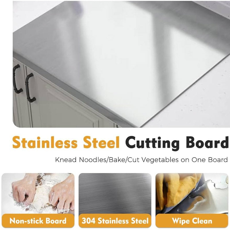 Stainless Steel Cutting Board-Large - Elite Chooice