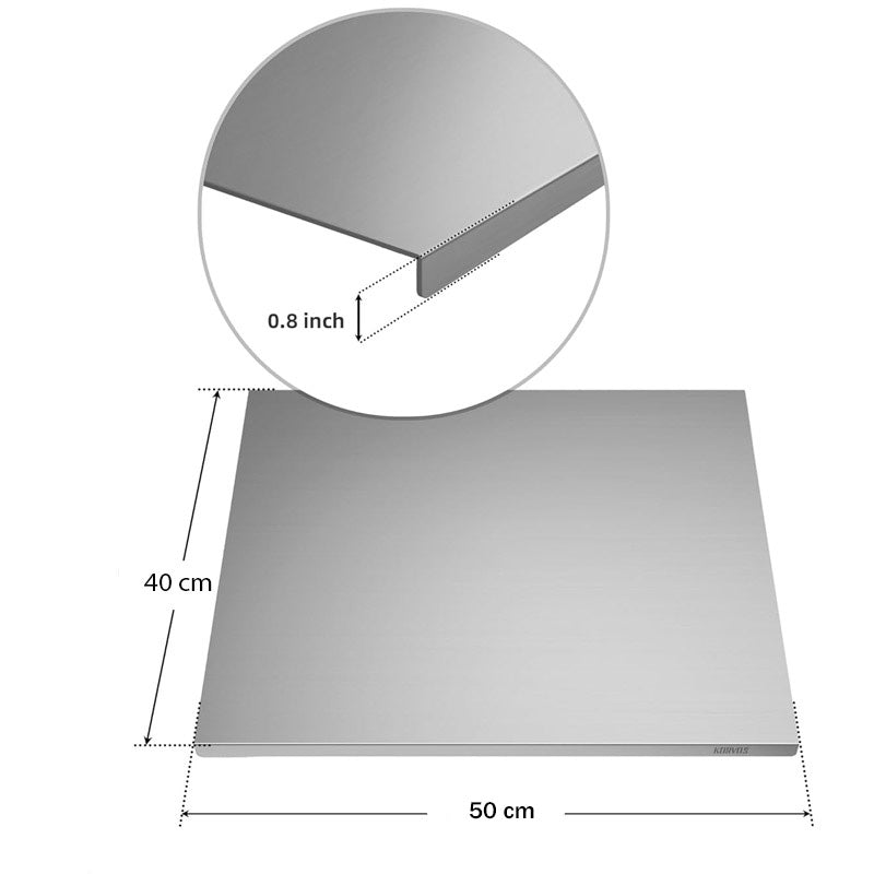 Stainless Steel Cutting Board-Large - Elite Chooice