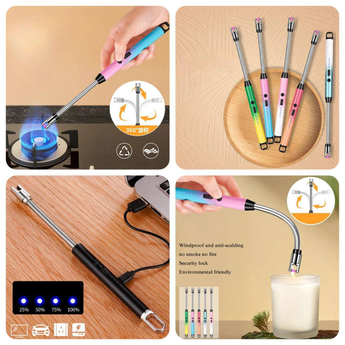 Arc Lighter With Usb Charging | Flameless Windproof - Elite Chooice