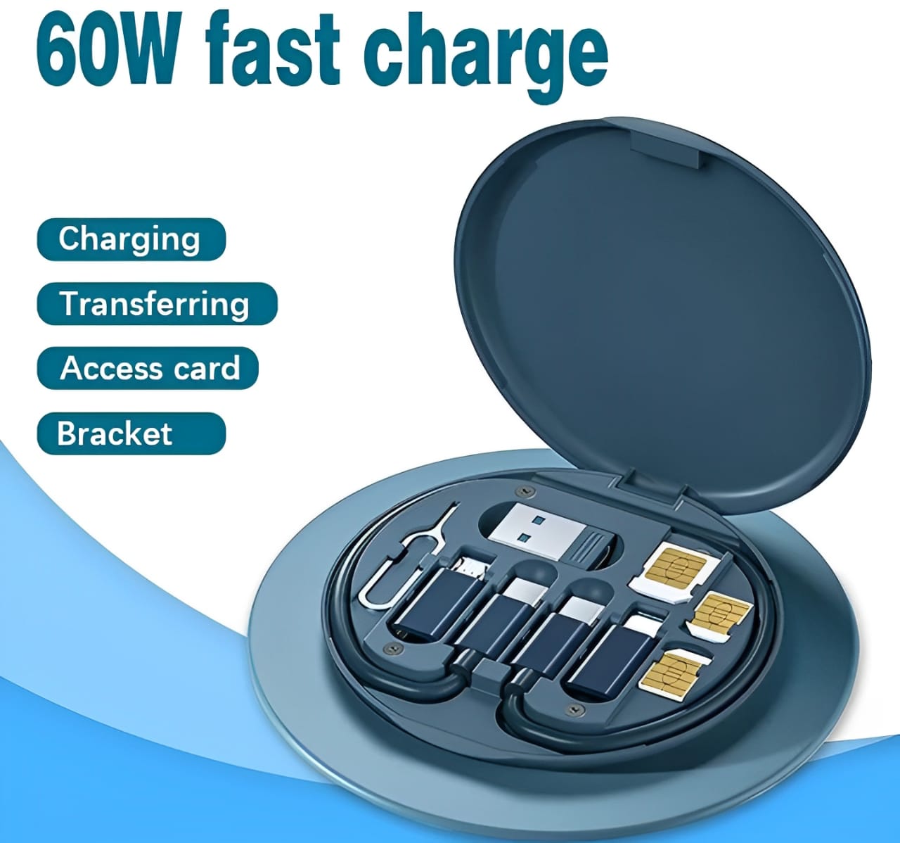 ( 5 In 1 ) Data Cable Set All Solutions In One - Elite Chooice