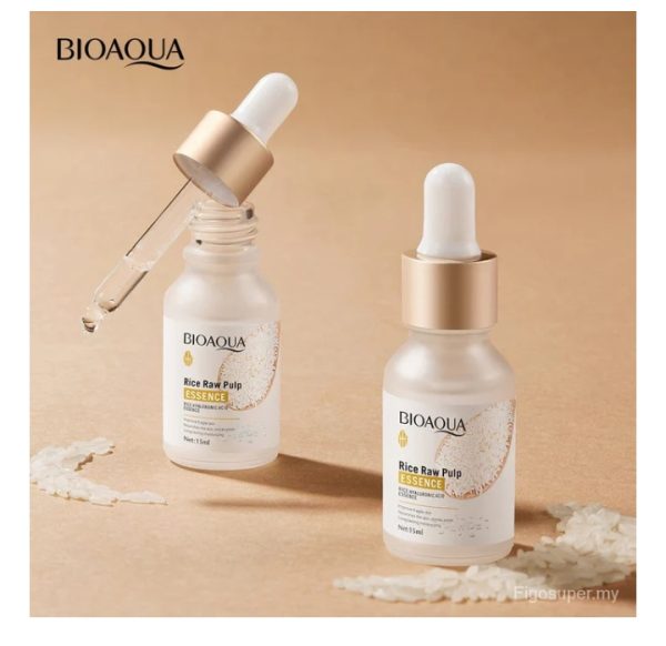 Bioaoua Hyaluronic Acid Rice Raw Pulp Essence Face Serum 15ml - Elite Chooice