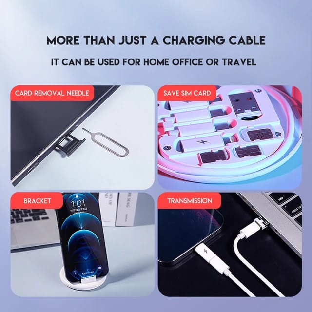 ( 5 In 1 ) Data Cable Set All Solutions In One - Elite Chooice