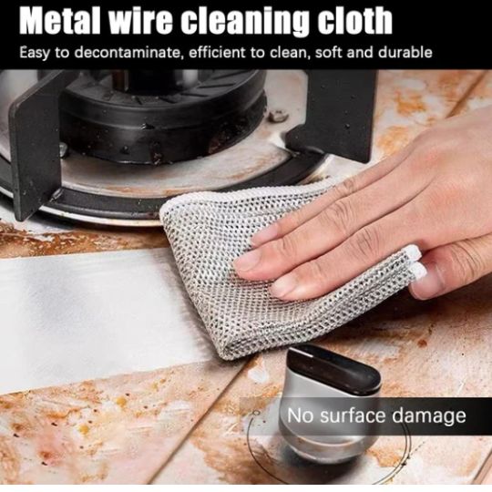Dish Washing Rugs For Wet And Dry, Metal Wire Dish Towels For Kitchen - Elite Chooice