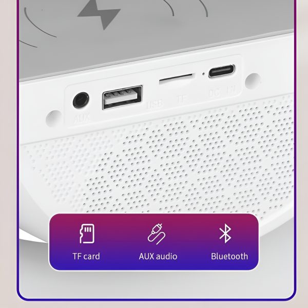 G Shaped Rgb Light Table Lamp With Wireless Charger - Elite Chooice
