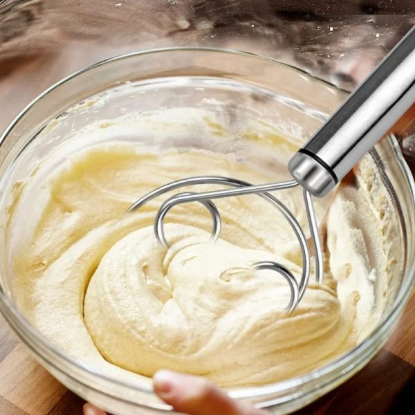 Manual Non Stick Steel Flour Cream Mixer Beater - Elite Chooice