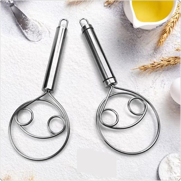 Manual Non Stick Steel Flour Cream Mixer Beater - Elite Chooice