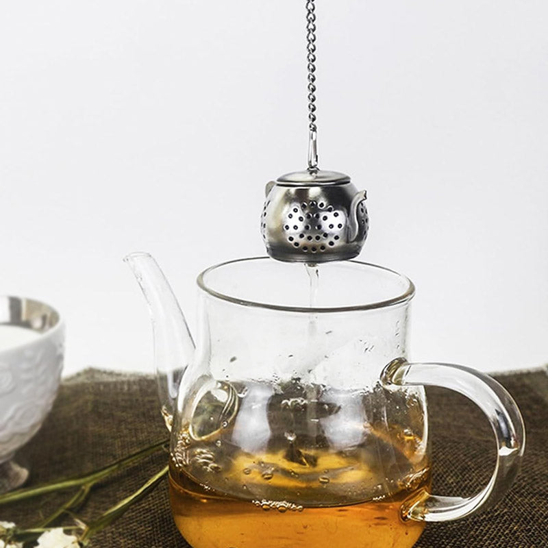 Mini Teapot Tea Infuser Strainer Filter Stainless Steel - Elite Chooice